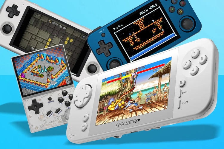 Retro Handheld Systems with Built-in Games