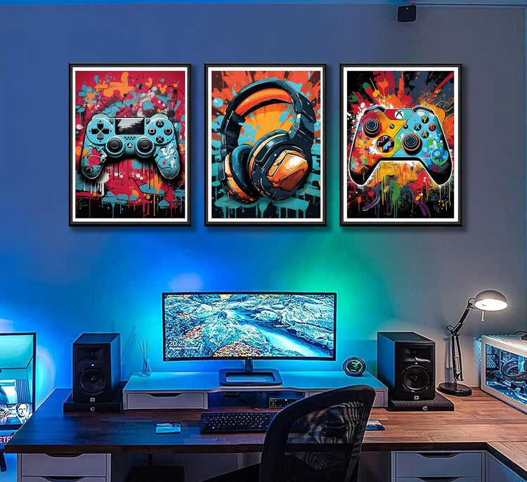 Retro Video Game Artwork & Decor