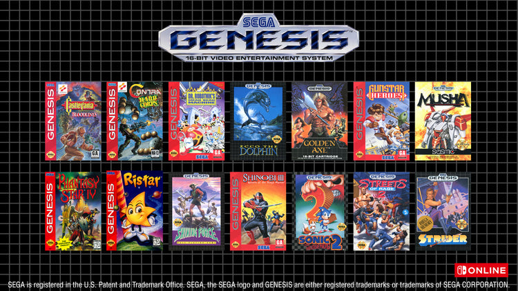 Sega Retro Games Cartridges Collection