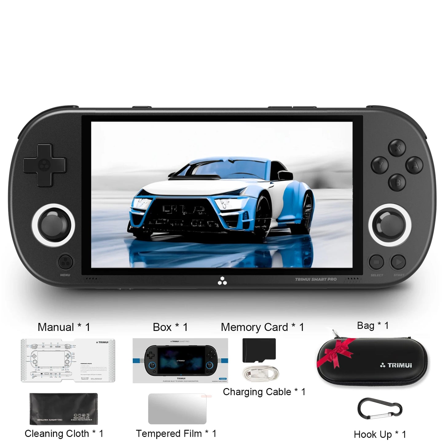 TRIMUI Smart Pro Retro Handheld Game Console 5000mAh 4.96 Inch IPS Screen 30000+ Games Portable Video Game Players