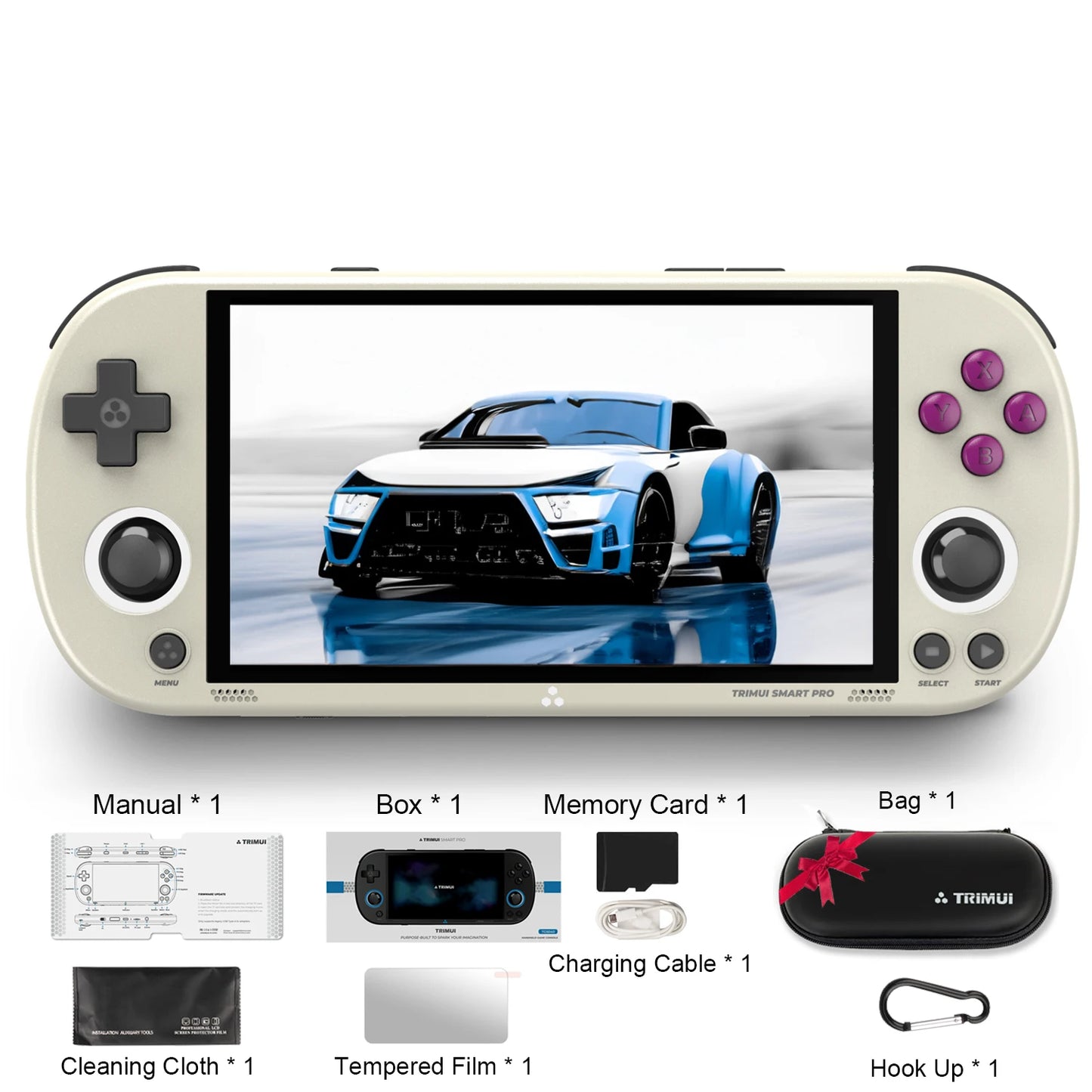 TRIMUI Smart Pro Retro Handheld Game Console 5000mAh 4.96 Inch IPS Screen 30000+ Games Portable Video Game Players