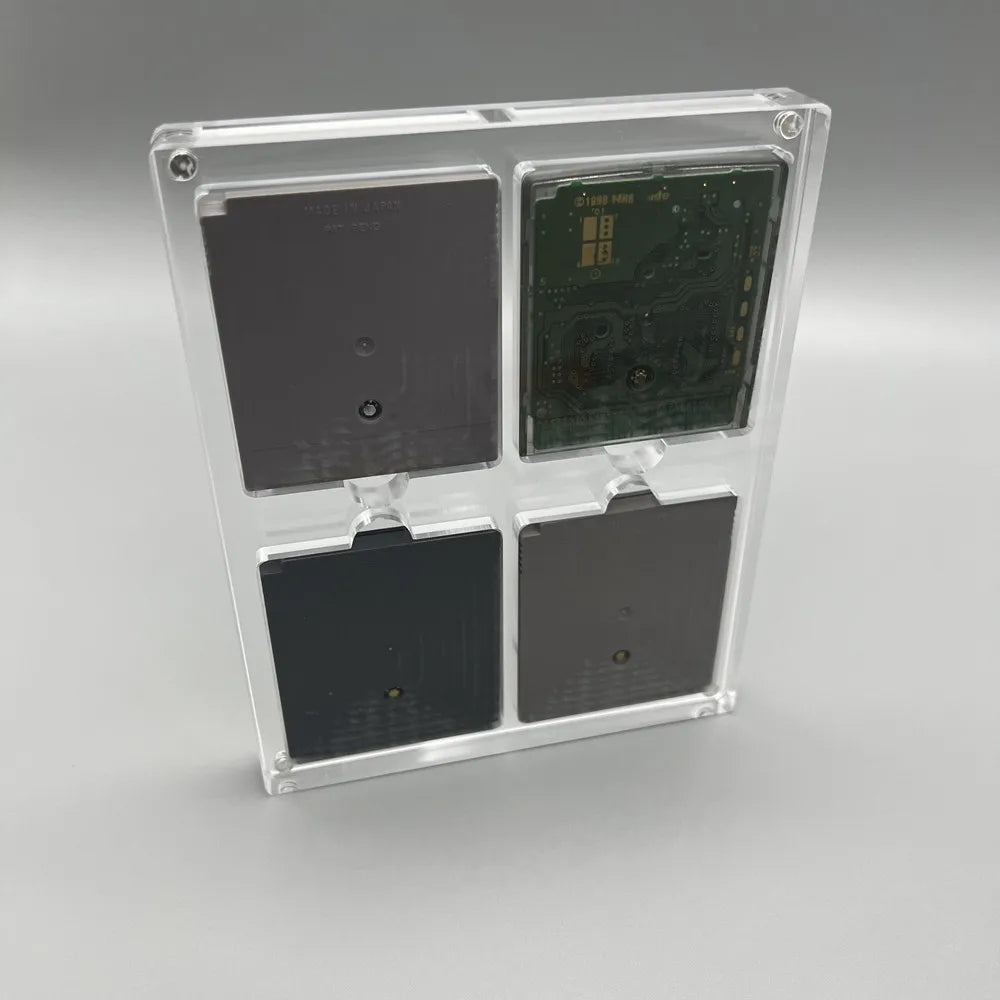 High transparency Acrylic Magnetic suction cover Games Storage Box Hard Shell cartridge Case for GameBoy GB GBC