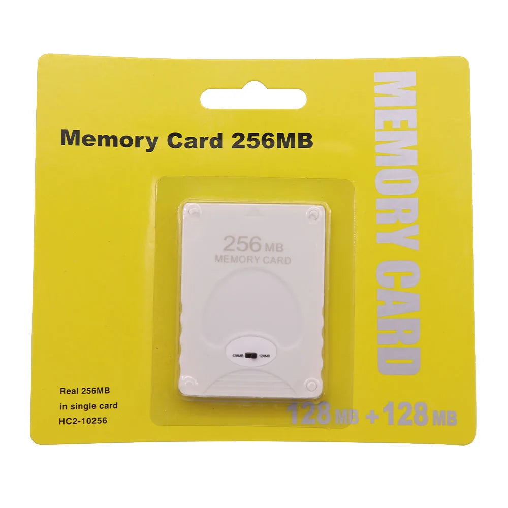 For PS2 8MB/64MB/128MB/256MB Memory Card Memory Expansion Cards Suitable for Sony PS1 PS2 Black Memory Card Wholesale