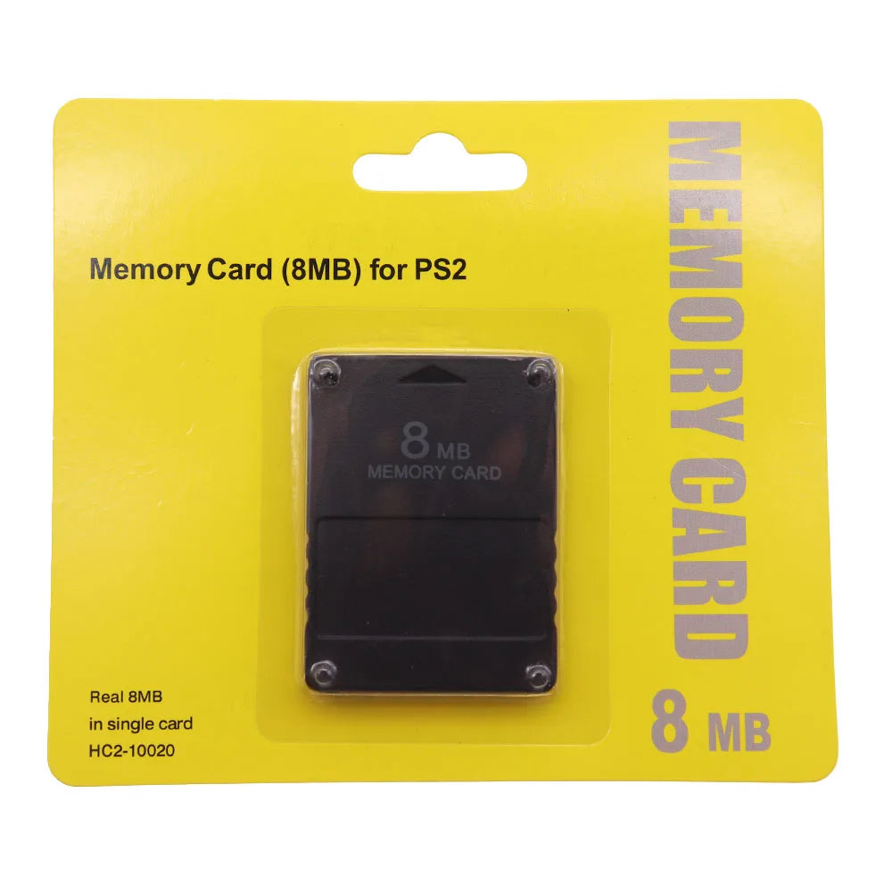 For PS2 8MB/64MB/128MB/256MB Memory Card Memory Expansion Cards Suitable for Sony PS1 PS2 Black Memory Card Wholesale