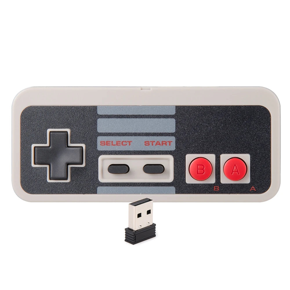2.4 GHz Wireless USB Controller for NES Classic Games Retro USB PC Controller Compatible for Windows PC MAC Genesis Raspberry Pi