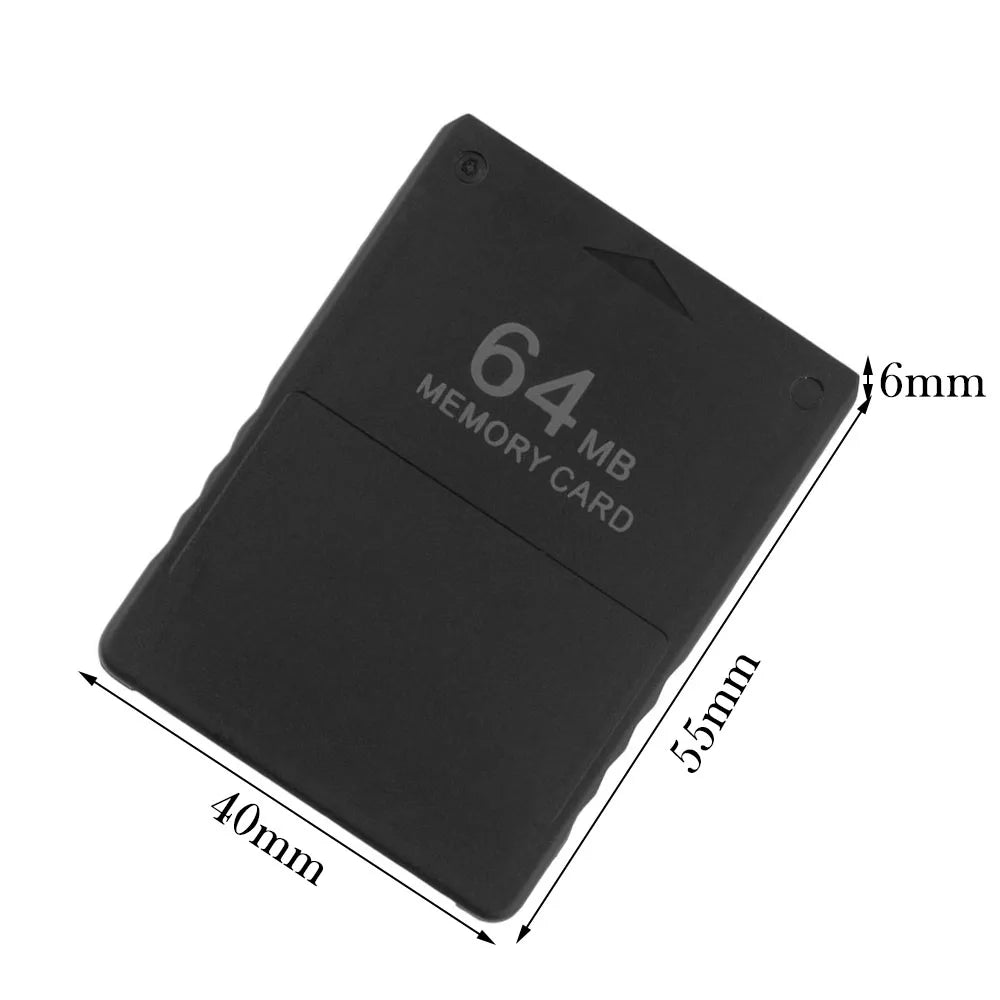 For PS2 8MB/64MB/128MB/256MB Memory Card Memory Expansion Cards Suitable for Sony PS1 PS2 Black Memory Card Wholesale
