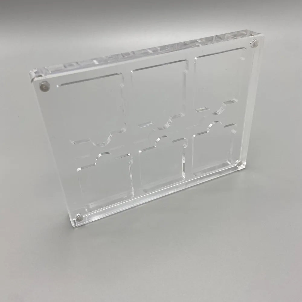 High transparency Acrylic Magnetic suction cover Games Storage Box Hard Shell cartridge Case for Nintendo 3DS DS