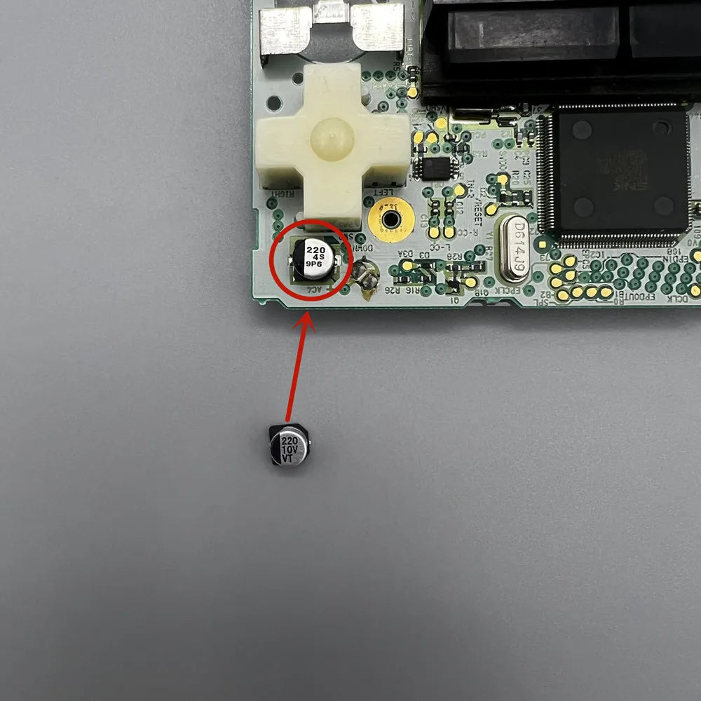 The capacitor for NEOGEO POCKET COLOR NGPC NGP