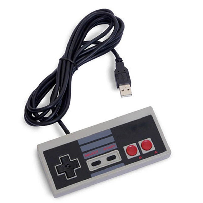 1pcs Classic Retro Wired USB Game Controller For Nintendo NES JoyStick For NES Controle For Windows PC for MAC Gamepad