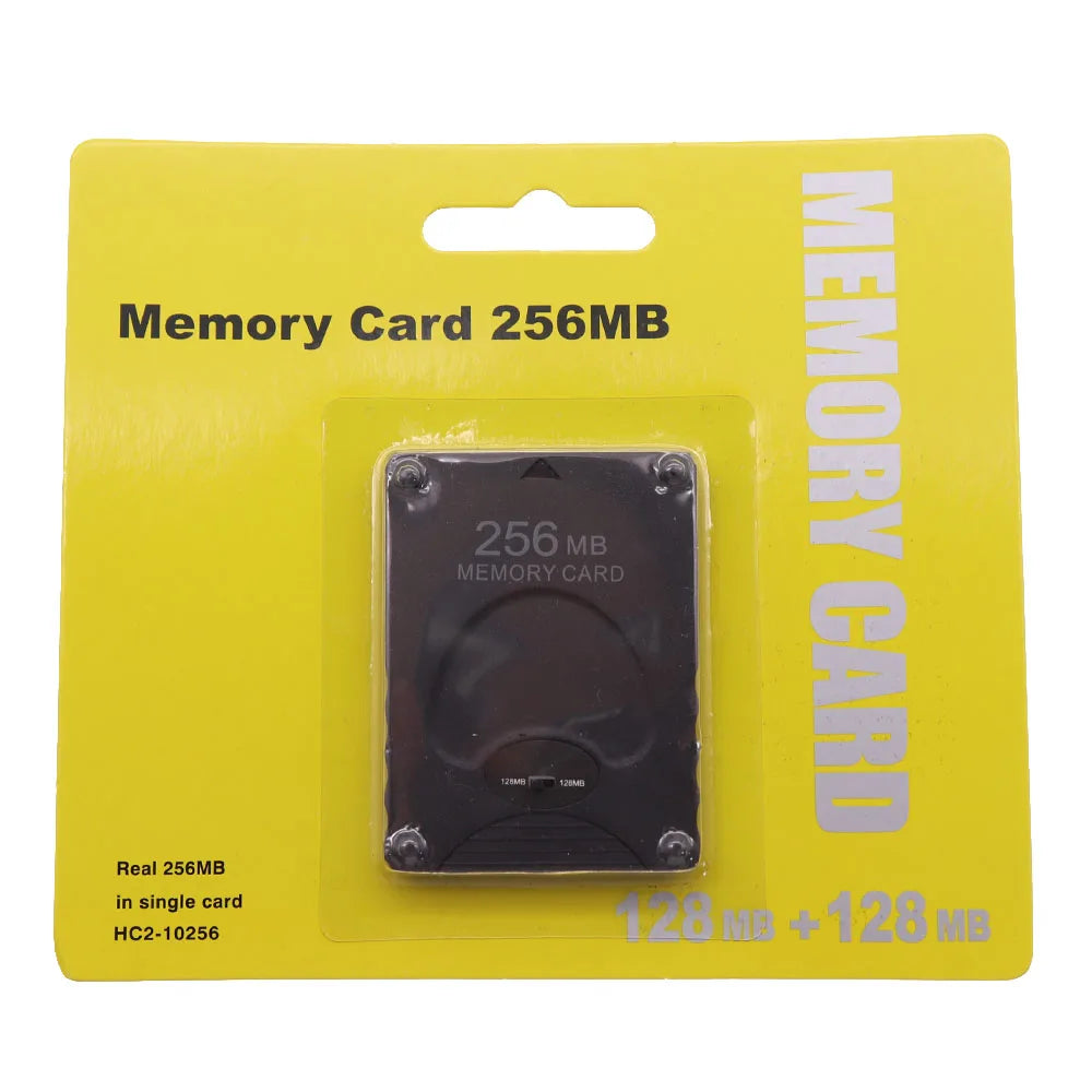 For PS2 8MB/64MB/128MB/256MB Memory Card Memory Expansion Cards Suitable for Sony PS1 PS2 Black Memory Card Wholesale
