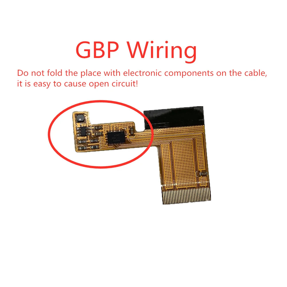 Refitting LCD accessory cable for Gameboy DMG GB GBP GBC GBA GBASP NGPC WSC