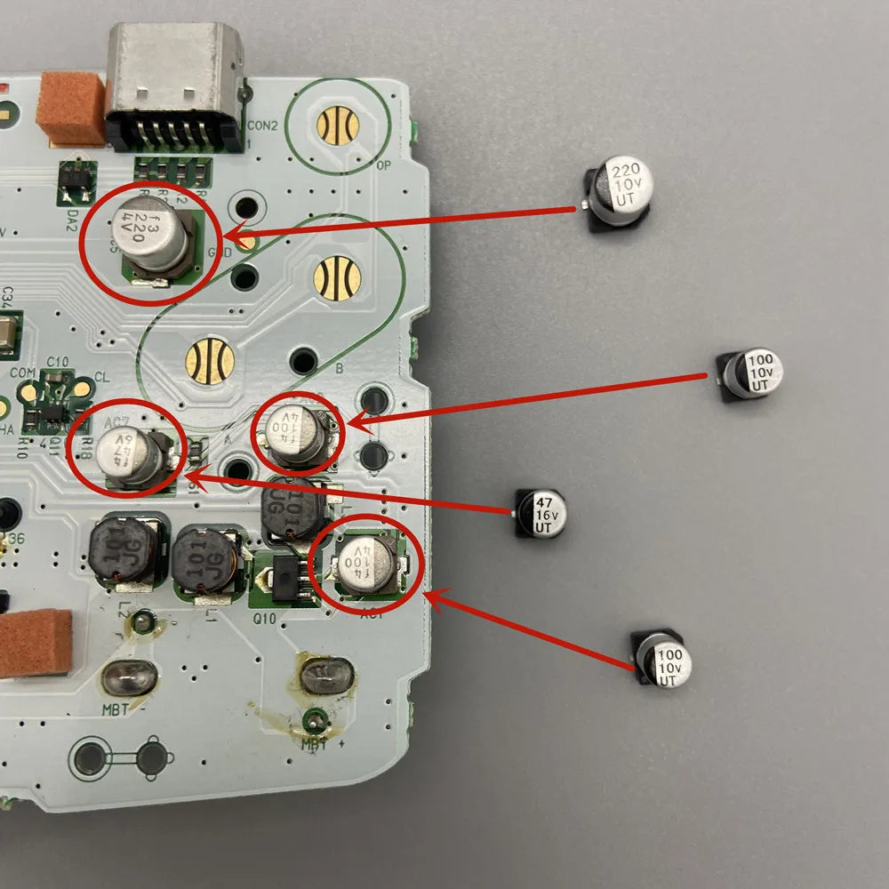 The capacitor for NEOGEO POCKET COLOR NGPC NGP