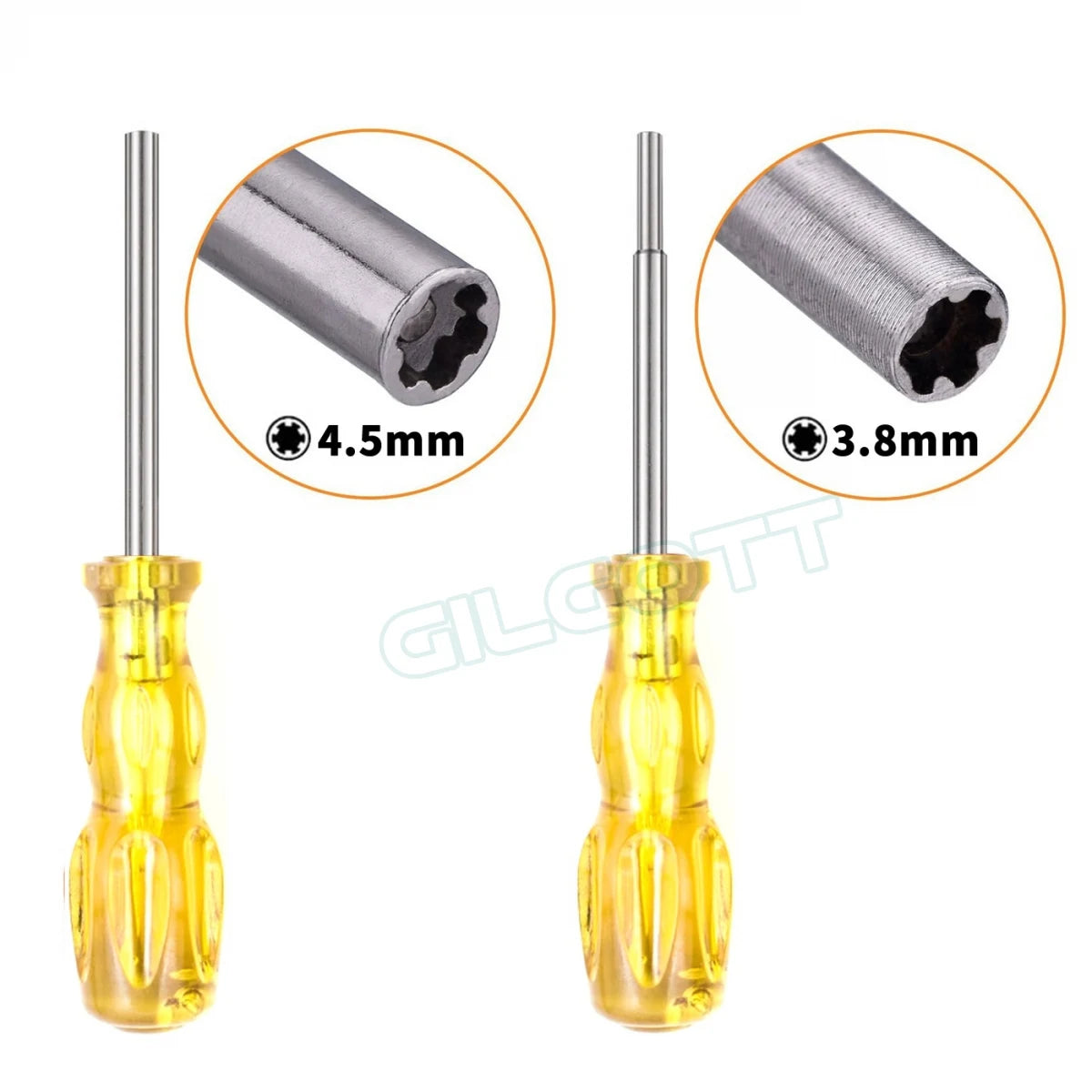 3.8mm/4.5mm Security Screwdriver Tool Bit Gamebit for Nintendo NGC SFC MD NES N64 SNES Gameboy Open Tools