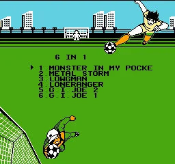 6 in 1 8 bit 60 pins Game Card