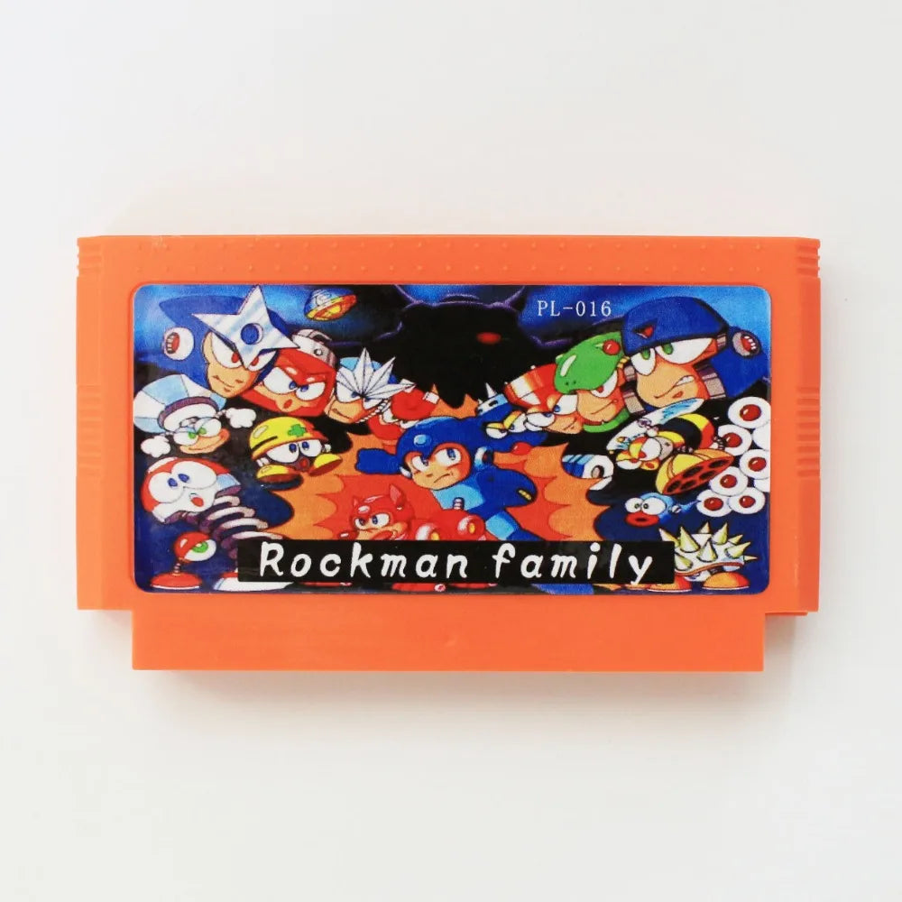 Rockman Family 60 Pin Game Card For 8 Bit Subor Game Player