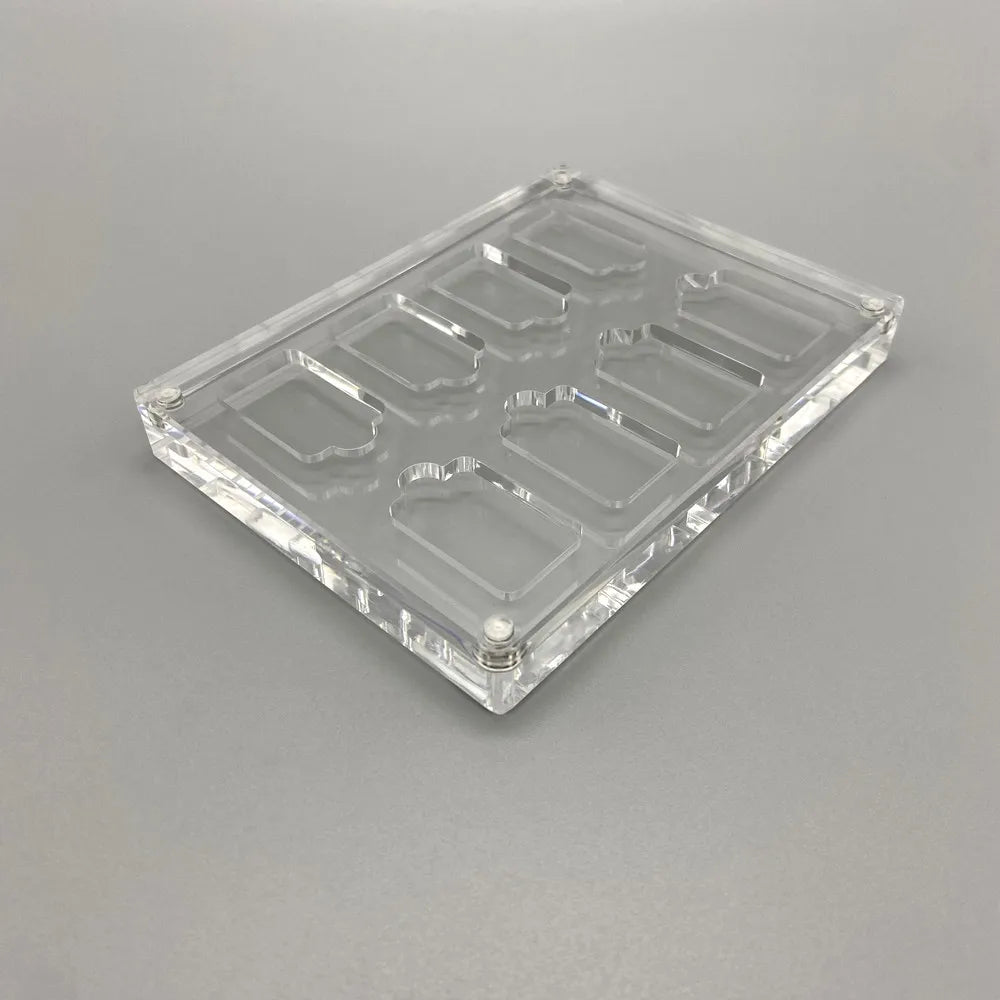 High transparency Acrylic Magnetic suction cover Games Storage Box Hard Shell cartridge Case for Nintendo Switch