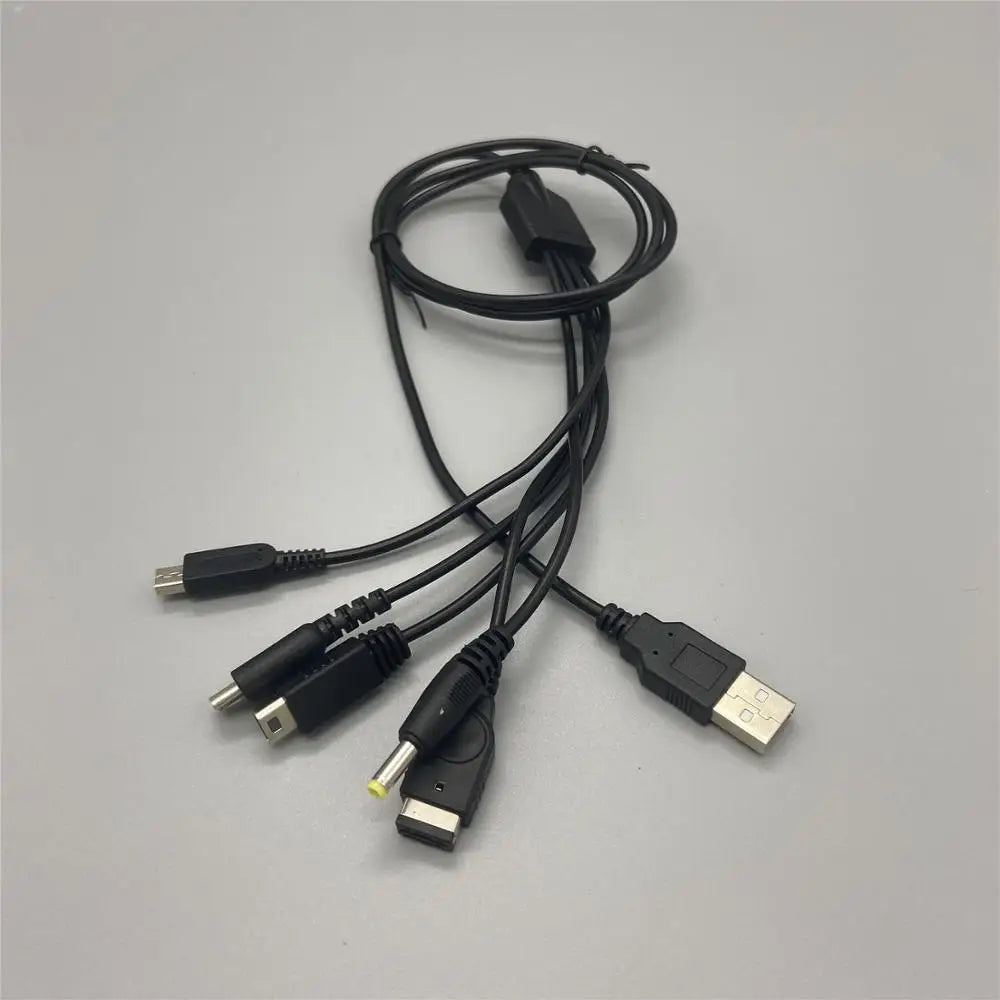 Four in one charging line power cord is suitable for PSP psp1000 PSP2000 PSP3000 NDS NDSI NDSL 3ds 3dsl 2dsl 2dsl new3ds GBASP