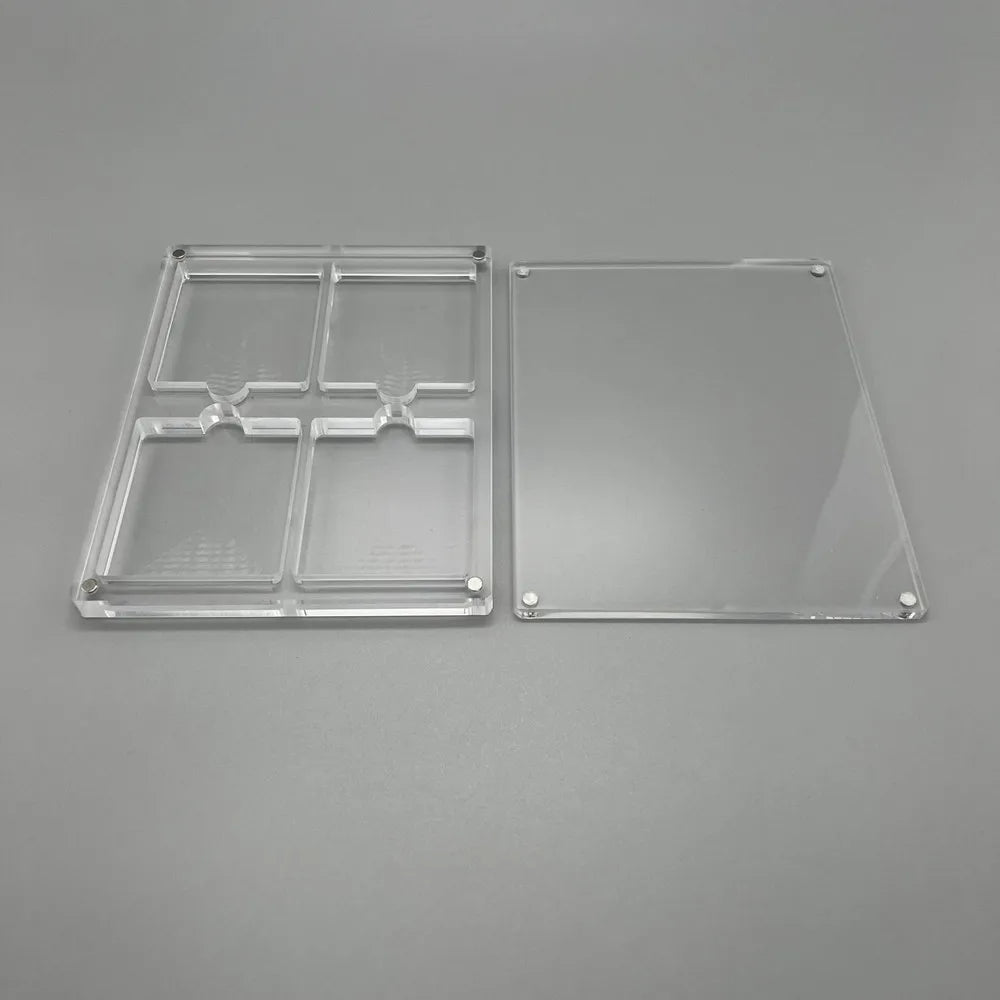 High transparency Acrylic Magnetic suction cover Games Storage Box Hard Shell cartridge Case for GameBoy GB GBC