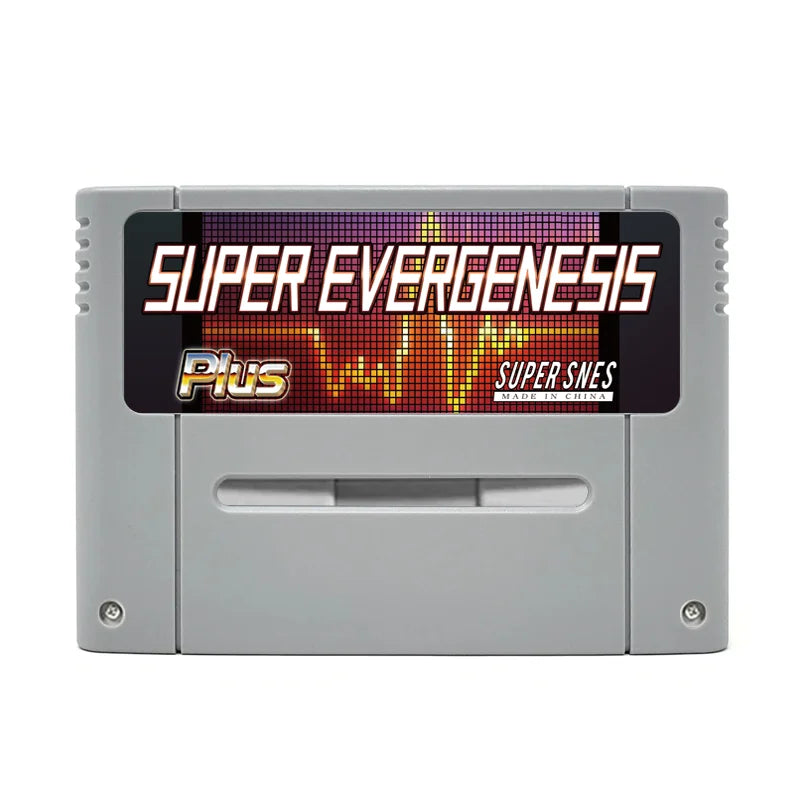 Super EVERGENESIS SNES SFC V12 3000 in 1 Game card with 8G TF Card for Super Famicom 16-Bit JPN/EU/USD Video Game Console