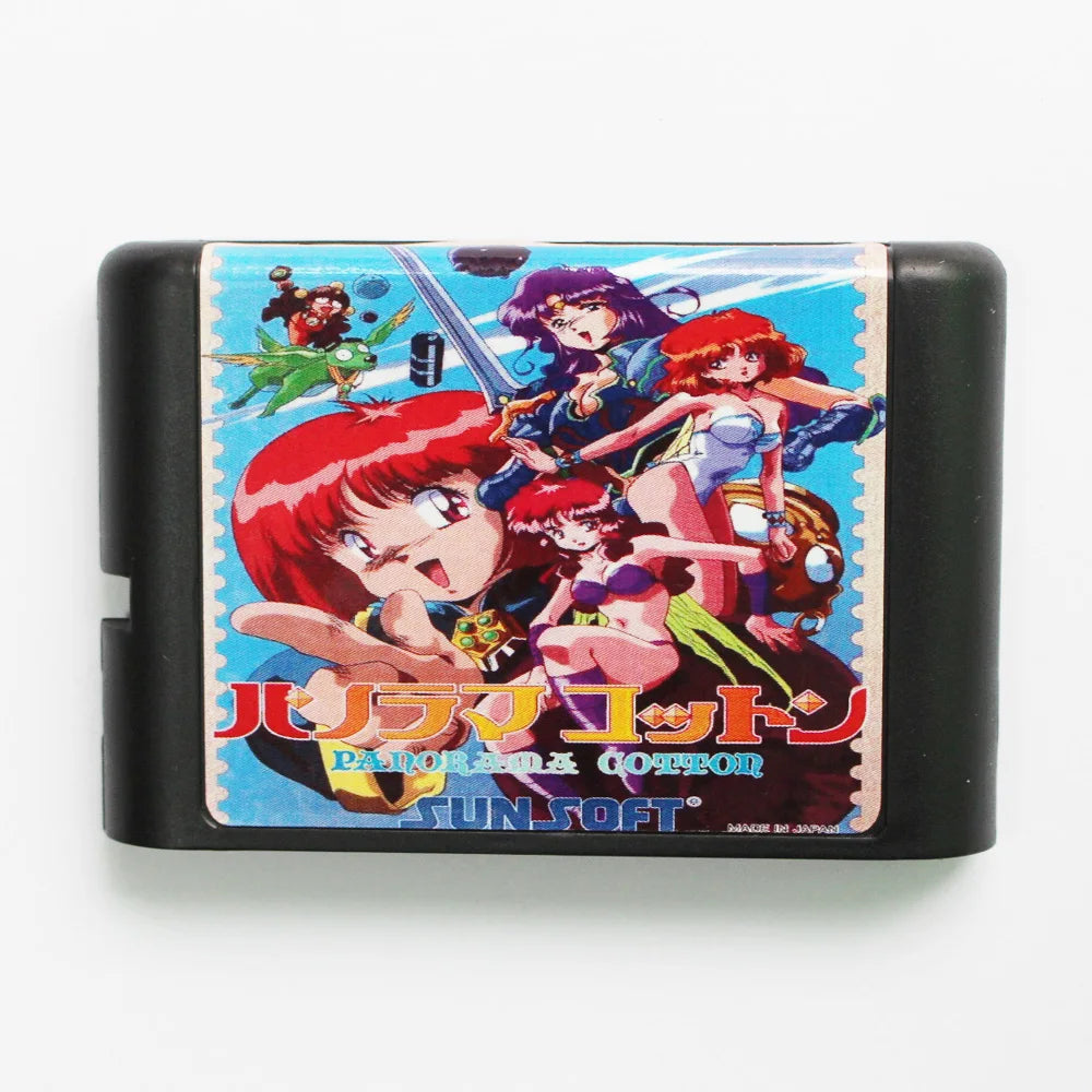 Panorama Cotton 16bit MD Game Card For 16 Bit Sega MegaDrive Genesis Consoles