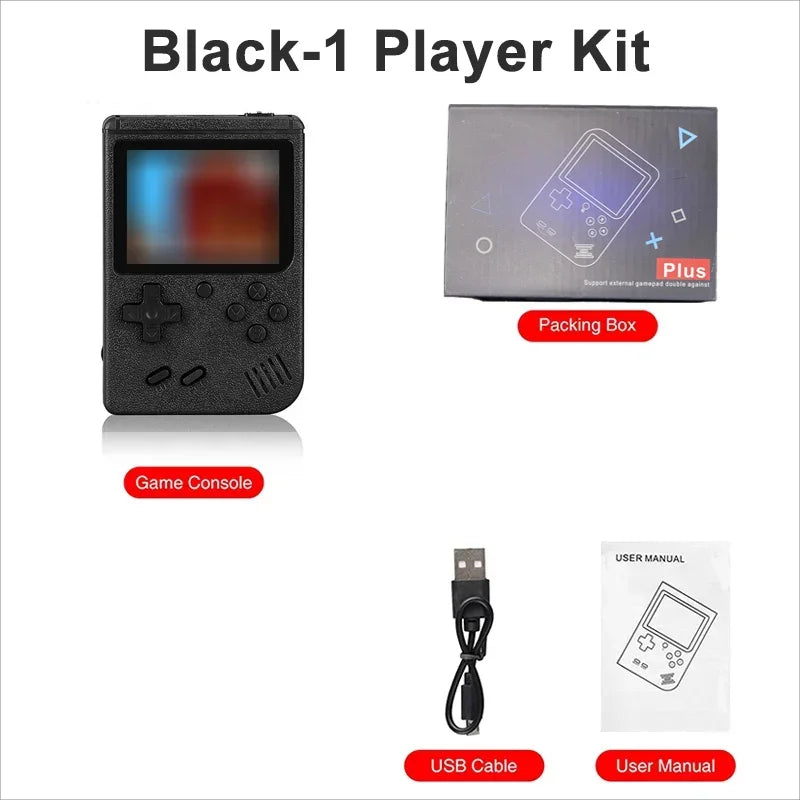 8-Bit Mini Video Game Console Built In 400 Games Retro Portable 3.0 Inch Color LCD Console Handheld Game Player For Kids Gift