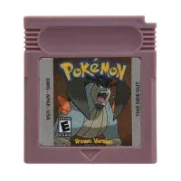 GBC Game Cartridge Red Blue DX Prism Pokemon Series 16 Bit Video Game Console Creepy Black Cock Pink Picross