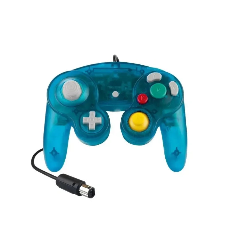 Wired Game Controller for GameCube NGC Single Button Wired Gamepad Joystick for NGC Game Console