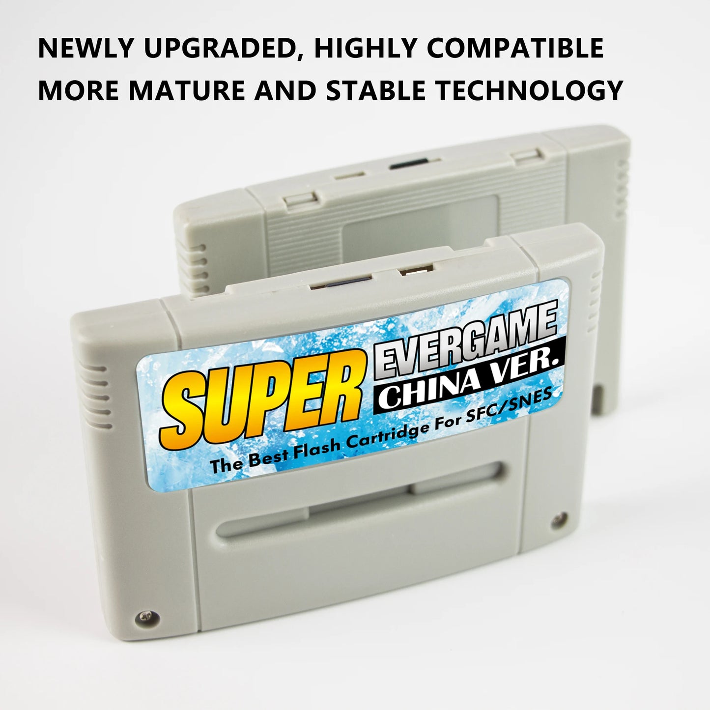 NEW For Super SNES Game Cartridge Card EVERGAME For Nintendo SNES 16-Bit JPN/EU/USD Video Game Console with TF Card 1000 in 1