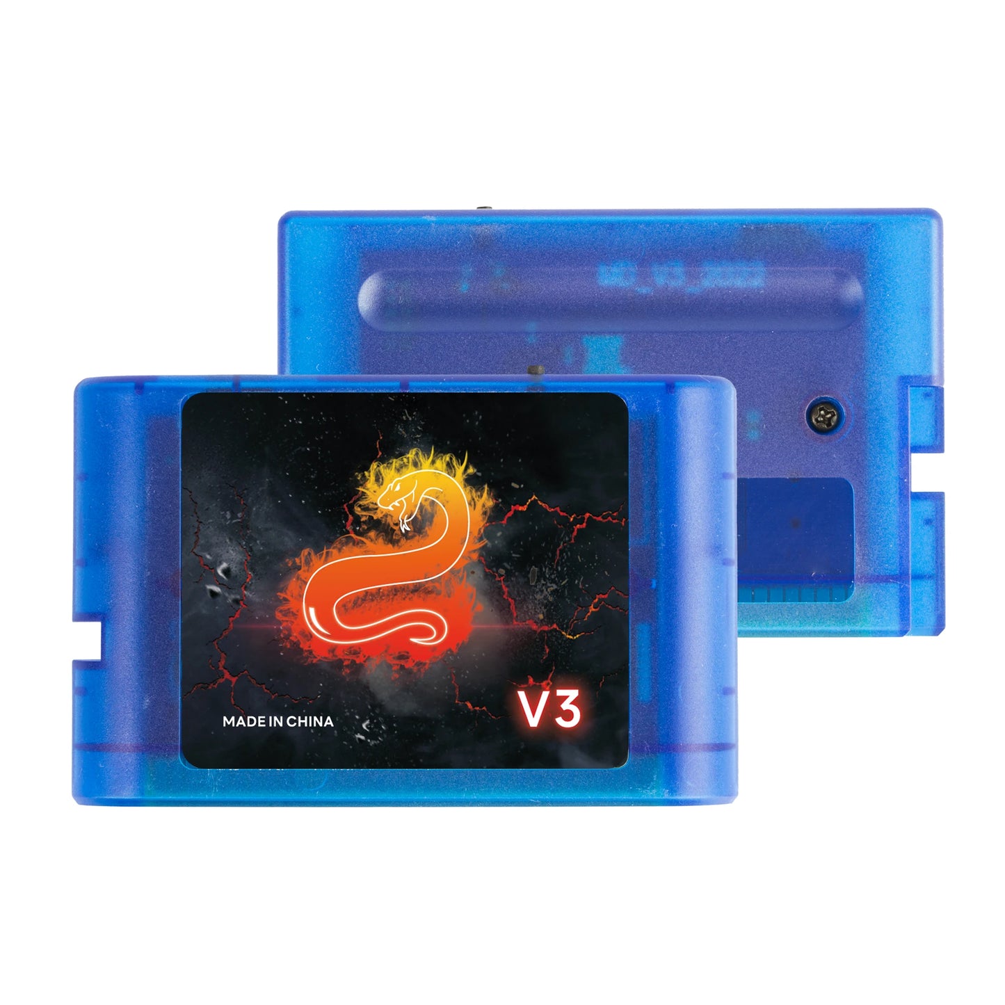 REMANK Mega Drive V3 Pro 3000 in1 MD V3 CART EDMD Remix MD Game Card MD V3 Flash For SEGA MegaDrive US/JP/EU 16-bit Game Console