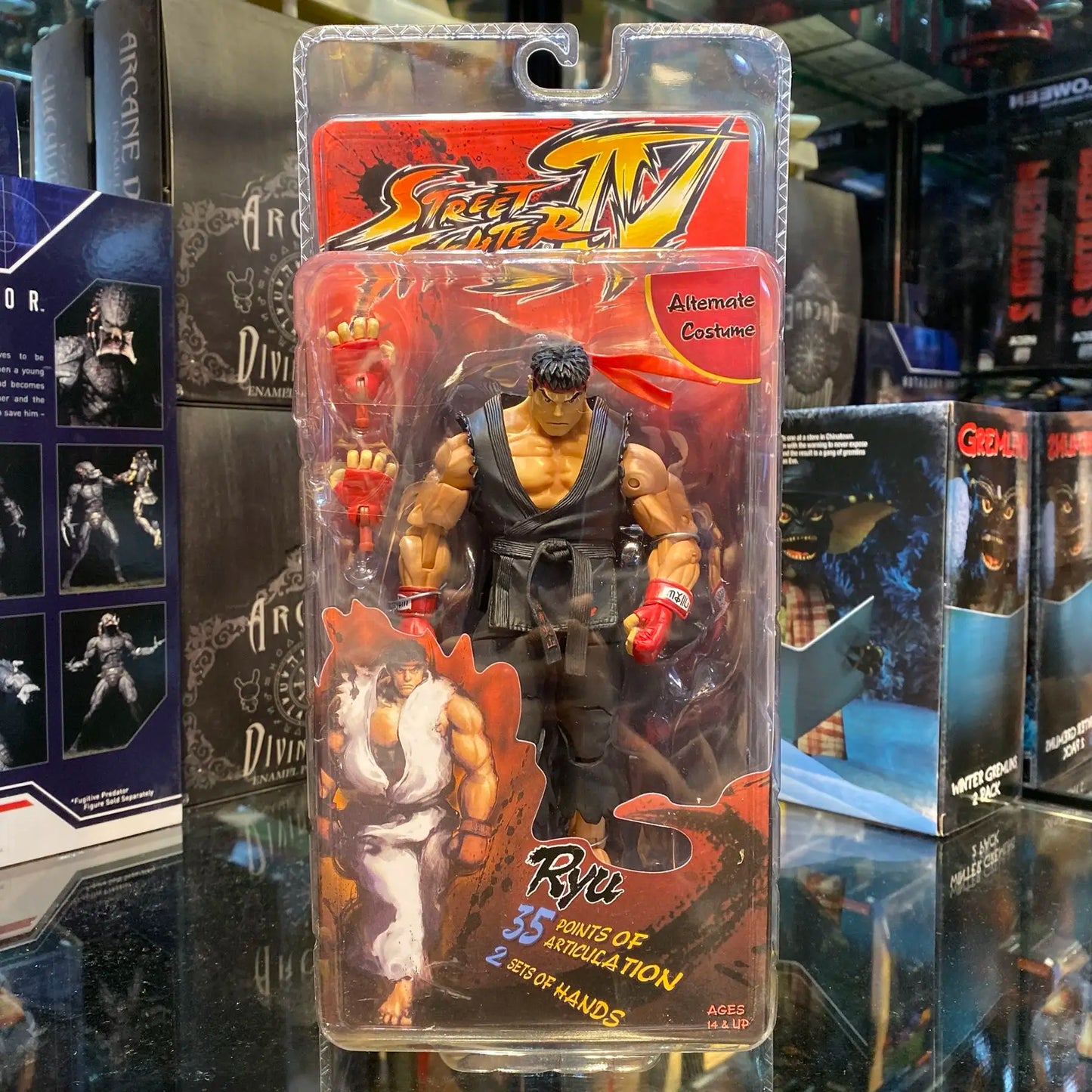 Neca Street Fighter Ryu Ken Chun Li Guile Gouki Anime Figure Game Derivative Character Action Figurine Movable Model Toys