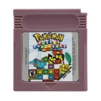GBC Game Cartridge Pokemon Series 16 Bit Video Game Console Red Blue DX Prism Creepy Black Cock Pink Picross
