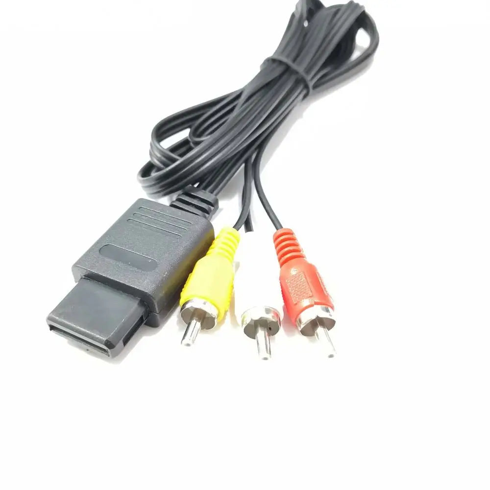 Audio Video Cable 1.8M For Nintendo 64 AV Cable to RCA Super Nintend GameCube N64 SNES Game Cube Accessory