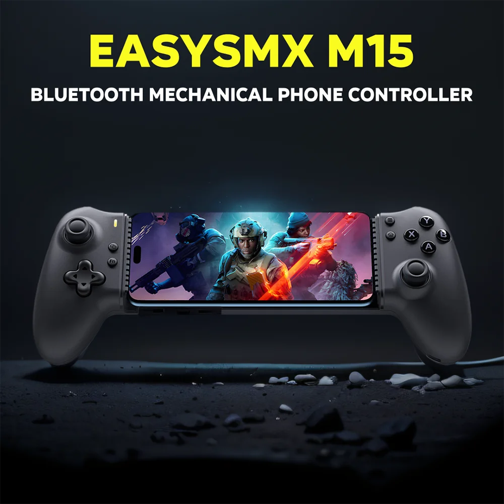 EasySMX M15 Ultimate Bluetooth Mobile Phone Controller for Android/iPhone/Cloud Gaming/Xbox Game Pass/PS Remote Play/Switch