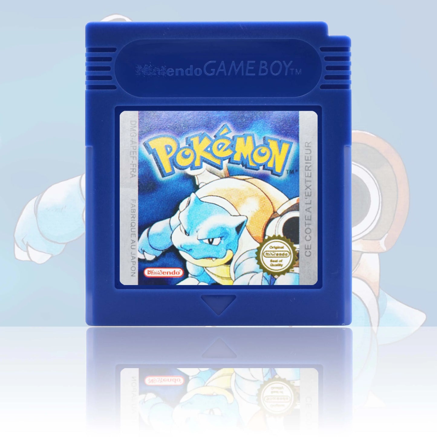 FRA Version Pokemon Rouge/Bleu/Jaune/Or/Argent/Cristal/Vert Game Cartridge GBC Video Game Console Card High Quality with Battery