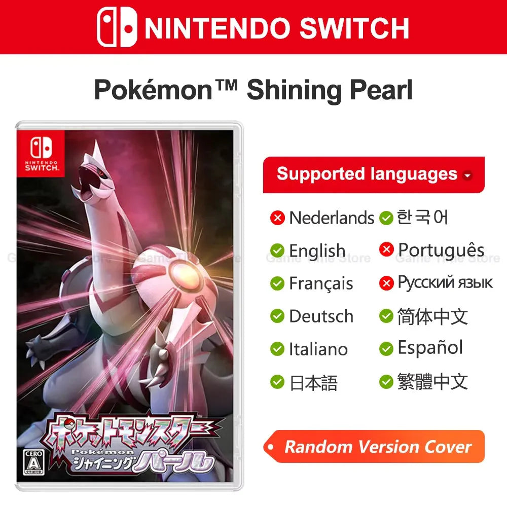 Pokemon Brilliant Diamond Shining Pearl Nintendo Switch Game Deals 100% Official Physical Game Card Action Genre RPG OLED Lite