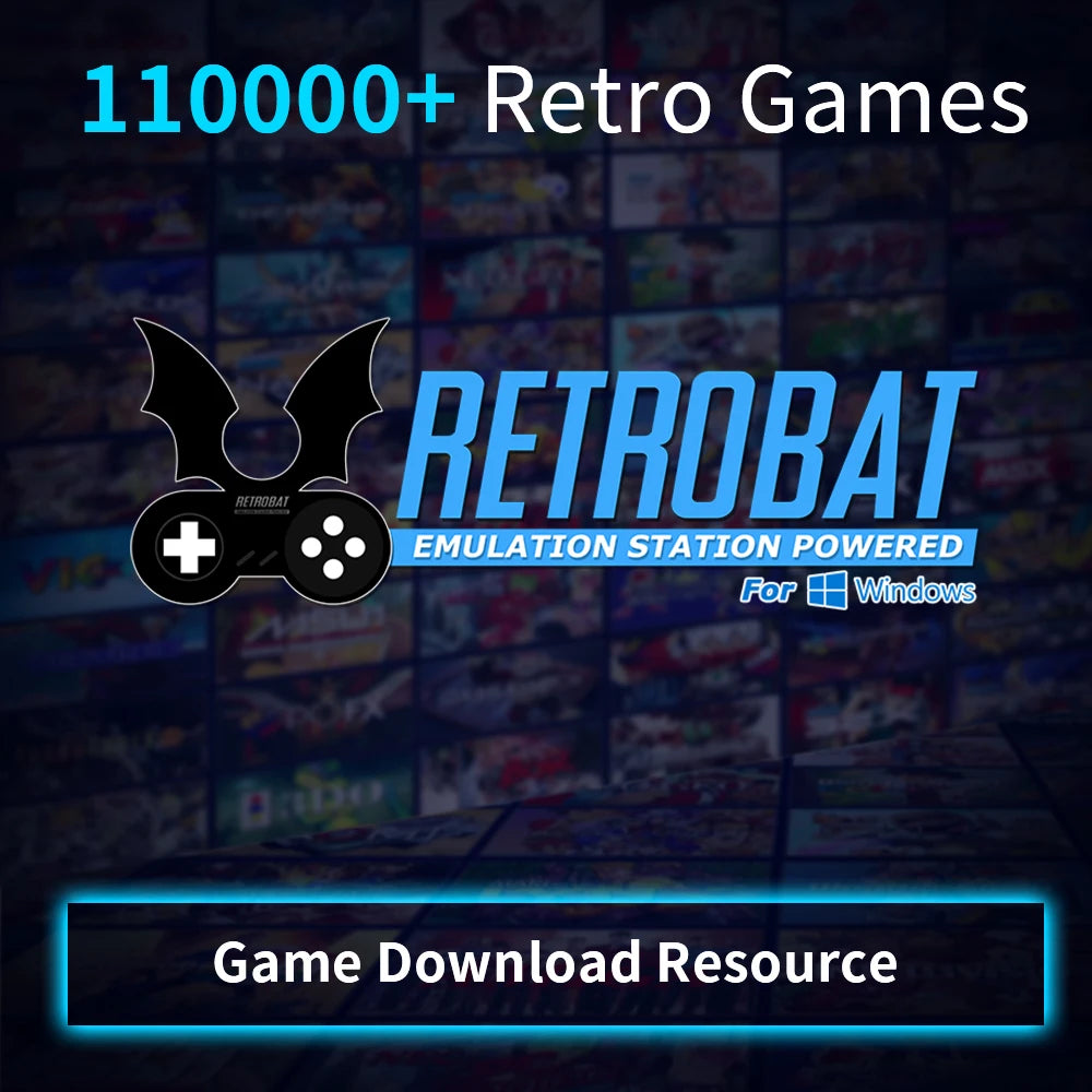 Games Download Resource with 110000+ Retro Games Retrobat System For PS1/PS2/PS3/PSP/DC/Wii/N64 Support Windows /Mac OS/Linux