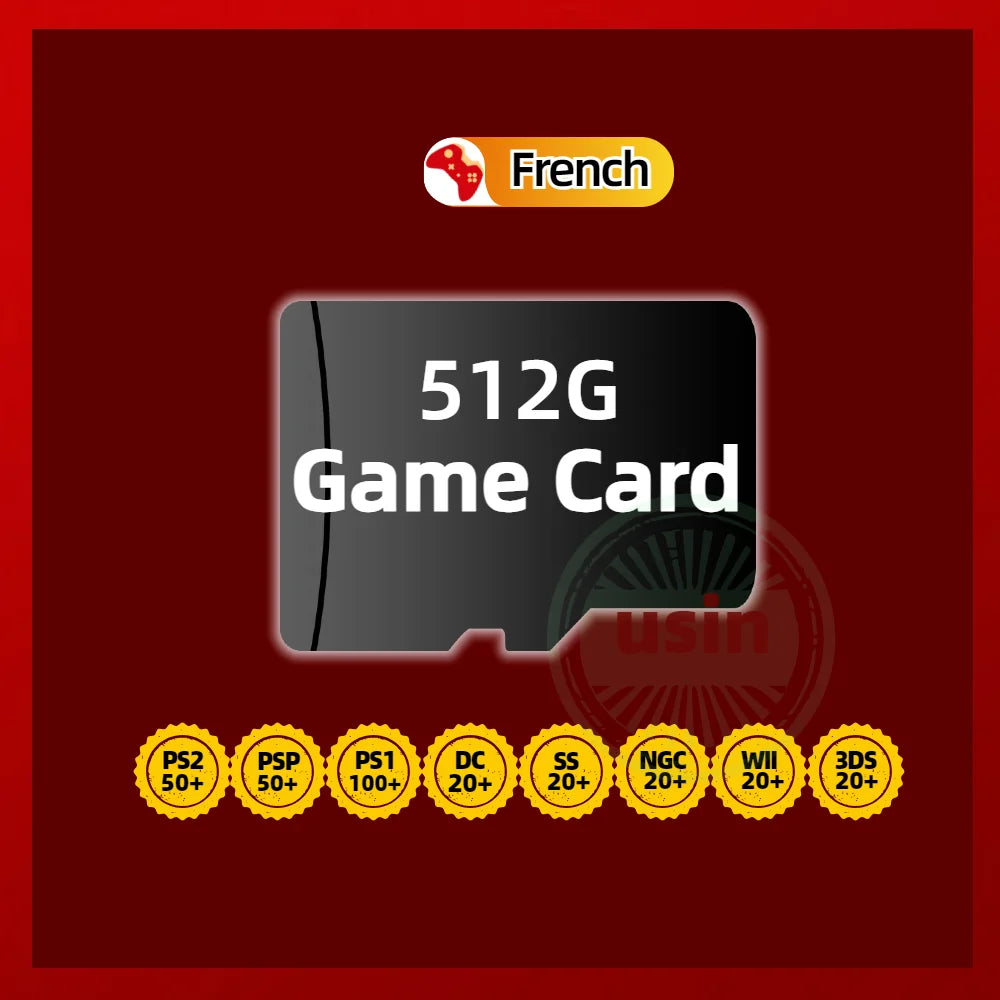 TF Game Cards For Anbernic RG405V RG CUBE Android Gaming Console Retro Playstation PS2 PSP PS1 3DS Games SD Card 1TB 512G RG556