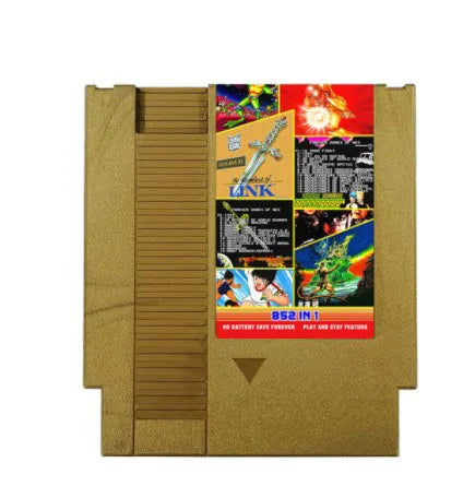 FOREVER DUO GAMES OF NES 852 in 1 (405+447) Game Cartridge for NES Console, total 852 games 1024MBit Flash Chip in use