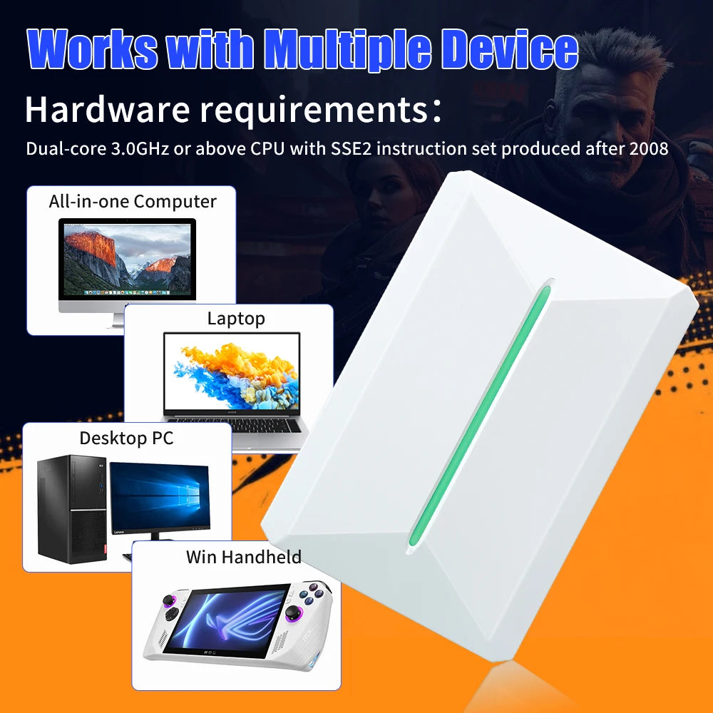 Retrobat&Playnite Gaming HDD Retro Game Console 38200+AAA&Retro Games for WIN PC/Laptop for PS3/PS2/WII/WIIU/PS1/N64/DC/MAME/PSP