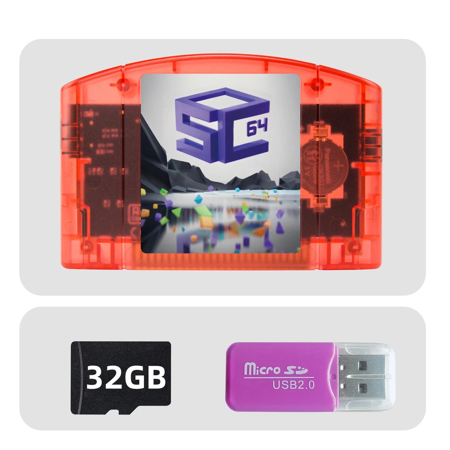 REMANK 5000+ N64 SC64 Open Source SC64Summer SC64 GBC Flash SD Support N64DD SNES GBC N64 Retro Video Game Console Accesories