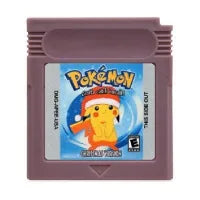 GBC Game Cartridge Red Blue DX Prism Pokemon Series 16 Bit Video Game Console Creepy Black Cock Pink Picross