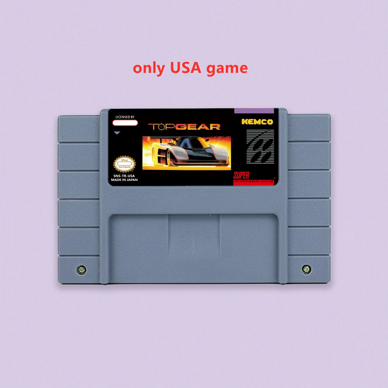 Top Gear Action game for SNES 16 bit Single Card USA NTSC EUR PAL Video Game Consoles Cartridge