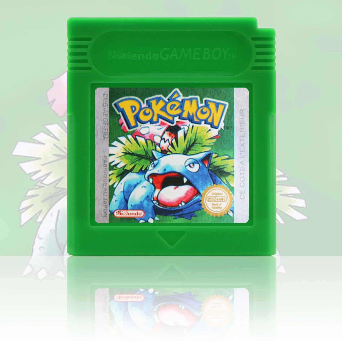 FRA Version Pokemon Rouge/Bleu/Jaune/Or/Argent/Cristal/Vert Game Cartridge GBC Video Game Console Card High Quality with Battery