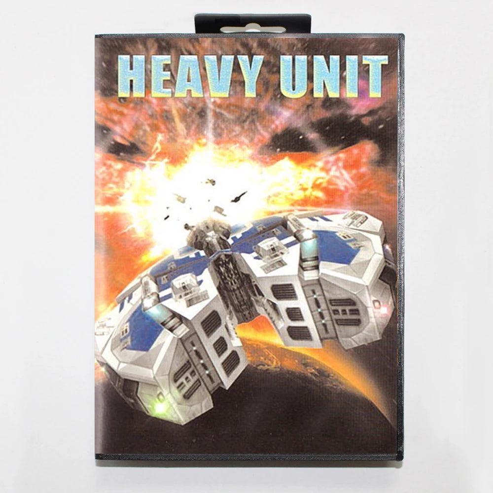 Heavy Unit 16Bit MD Game Cartridge with RU Box for Sega Megadrive Genesis Systems