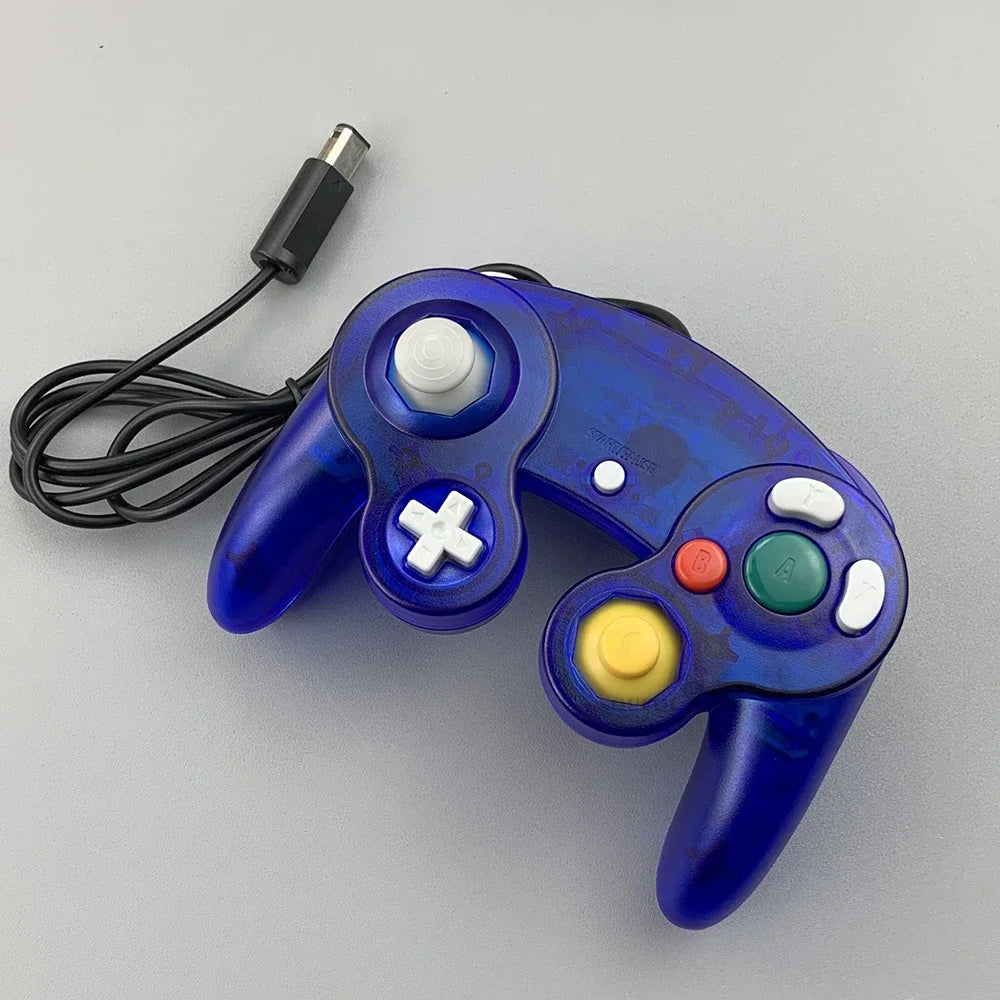 New Replacement Transparent Game Controller Gamepad Wired Handheld Joystick For NGC GameCube Video Game Console