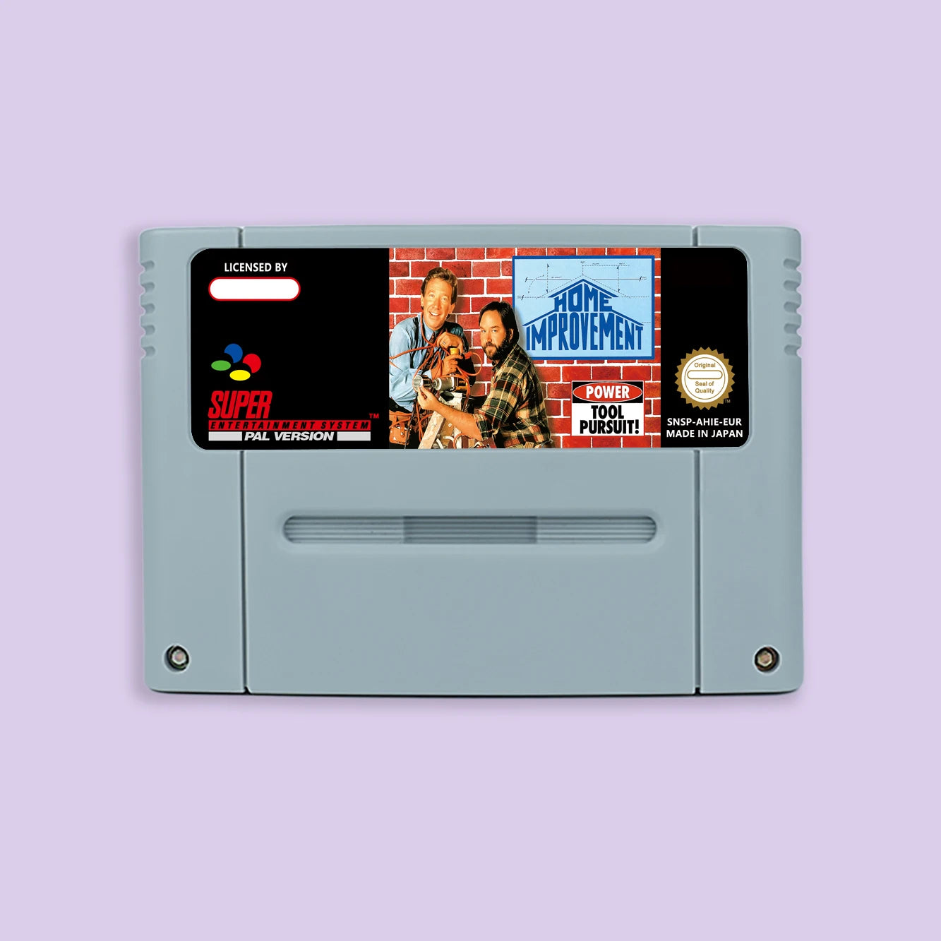 Home Improvement - Power Tool Pursuit! Action game for SNES 16 bit Single Card USA NTSC EUR PAL Video Game Cartridge