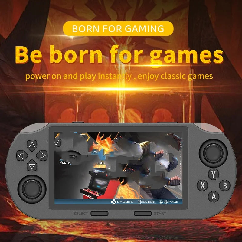 Handheld game consoles support emulators MAME,PS1, FC, SFC,MD.GB, GBC, GBA,PCE, ATARI, SMS, GG, NGPC WSC retro game consoles