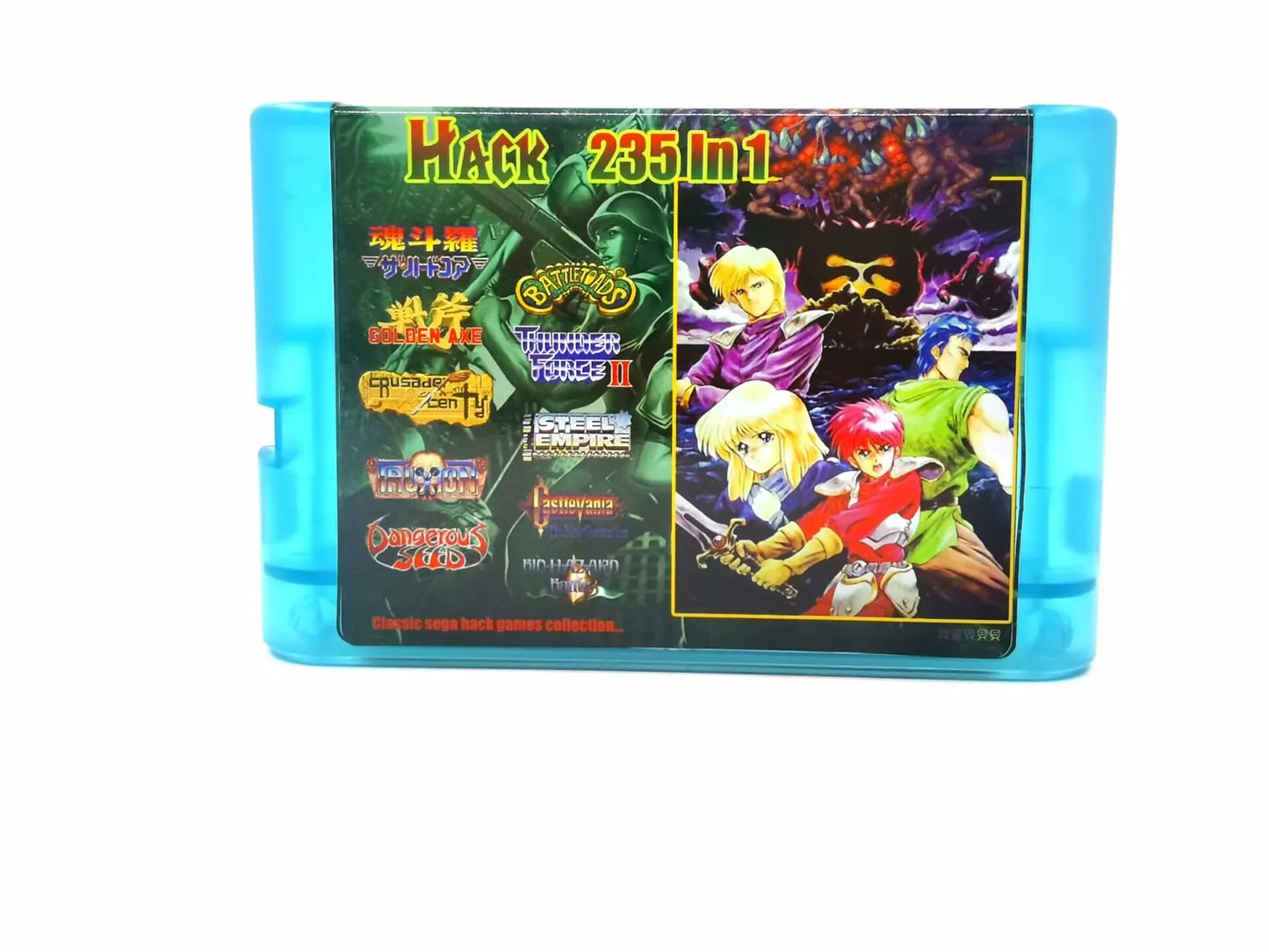 THE Ultimate version 235 in 1 Hack Sega Genesis Mega Drive Game Cartridge for 2G bit game cartridge