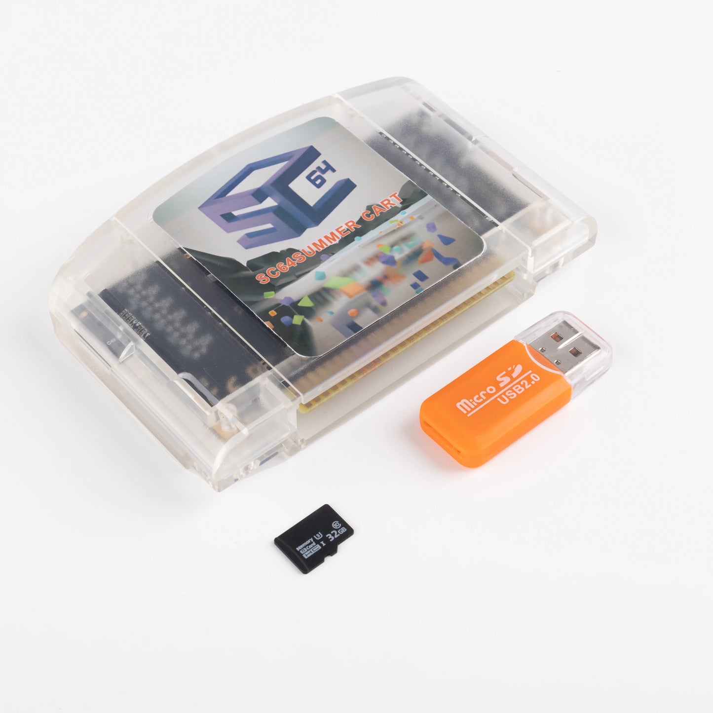 SC64 SummCarted 64 Open Source N64 with 32GB SD Card Cartridge Card 64DD Games for Nintendo 64 Video Game
