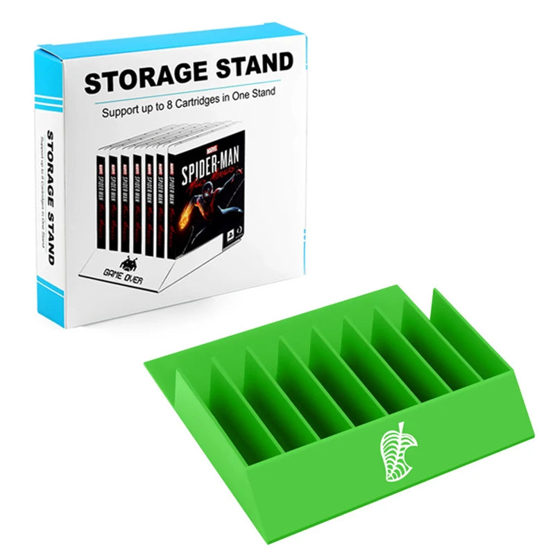 8 in 1 game card case for PS5 Storage display rack Game Card Base for PS4 CD Holder CD Storage Box Personalized Display Shelf